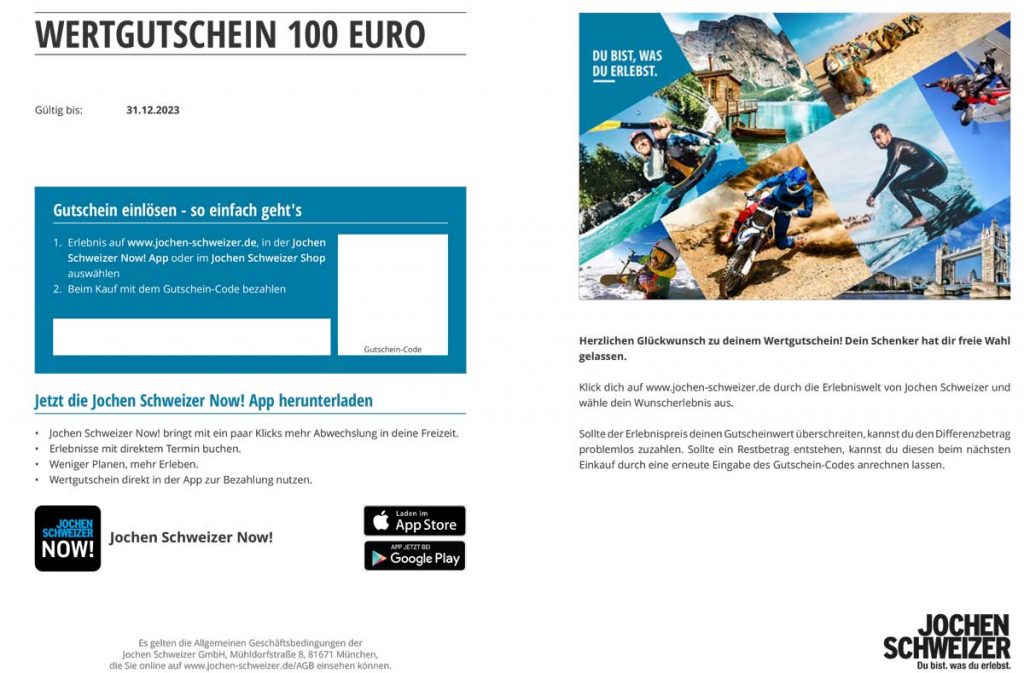 Wertgutschein100euro-JochenSchweizer